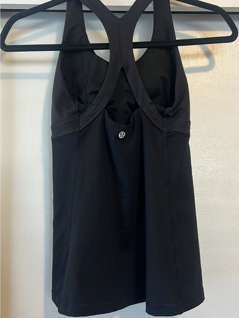 Lululemon Black Racerback Tank Top - Picture 2 of 3